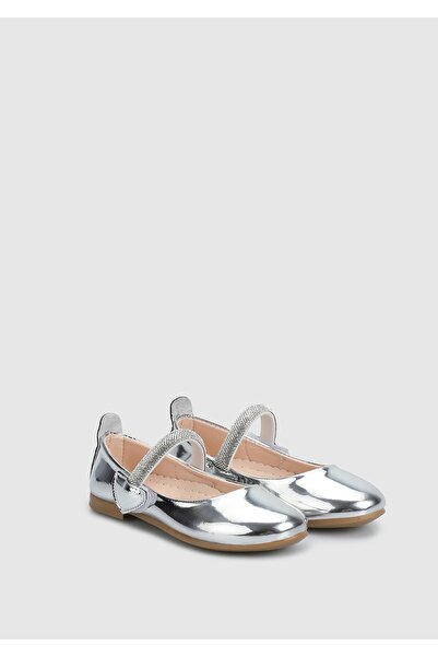 Kiddo Silver Girls' Shoes