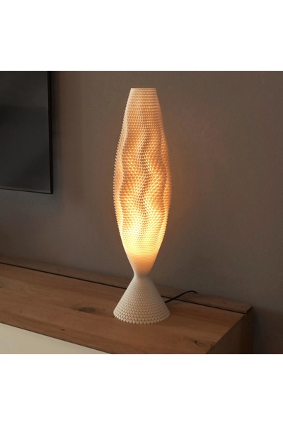 Tagwerk Koral 3D Print 1 XE27 Beige Lamp