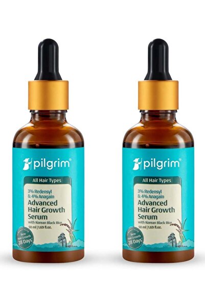 Pilgrim Bilgrim Advanced Hair Growth Serum Redensyl & Anagen 50 ml Pack of 2