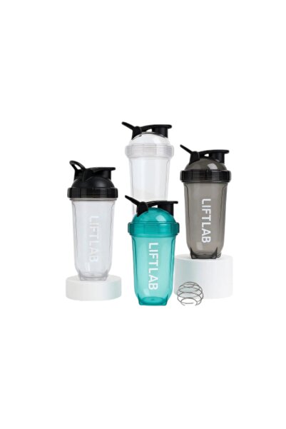 ANMEATE شيكر ليفتلاب الشفاف ضدالكسر– 600 مل LIFTLAB Protein Shaker