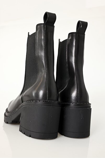 5in1Canpolat Black High-Top Cheslea 25260