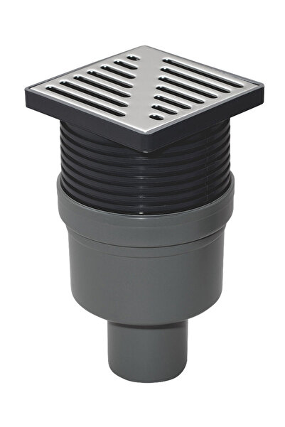 Other Grătar de canalizare 100x100mm, înălțime reglabilă, evacuare inferioară