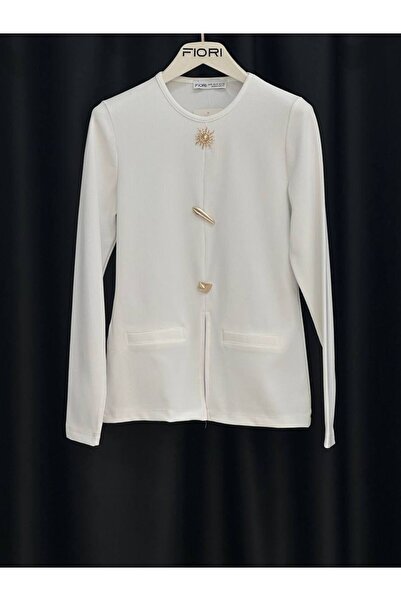 FioriModa Drapeli Long Sleeve Blouse with Sun Protection Accessories