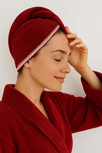 Ellia Soft Hair Dantelli Thick Inner Bamboo |   Boxed Hair Drying Cap |   Hair Towel |   Hair Drying Towel