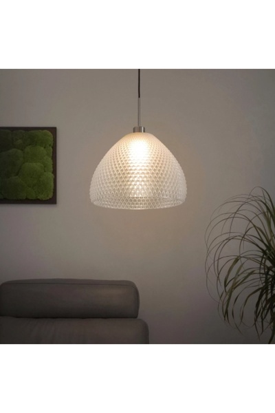 Tagwerk Pendul Diamant 3D Print 1 XE27 Transparent