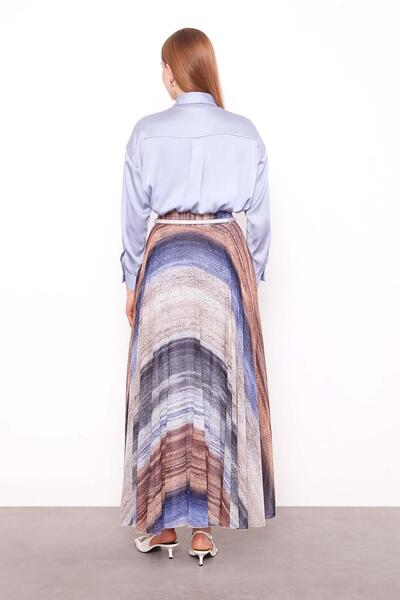 Levidor Синя спідниця з батиковим візерунком