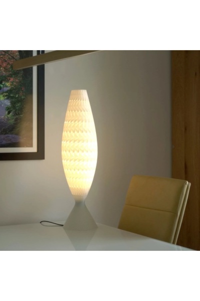 Tagwerk Table Lamp Fraktal 3D Print 1 XE 27 White