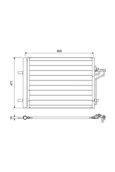 VALEO Condensator Climatizare Ford C-Max 2/Focus 3/Grand C-Max Ford Australia...