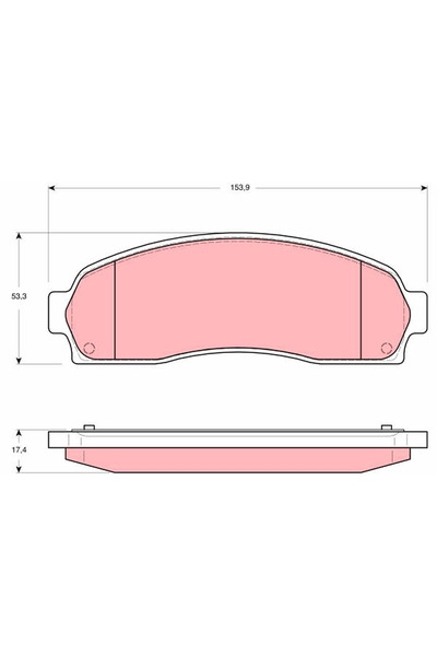 TRW Set Placute Frana Frana Disc Chevrolet Equinox Ford Australia Explorer