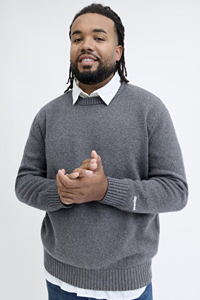 Jack & Jones Plus Size Crew Neck Sweater - Norrebro