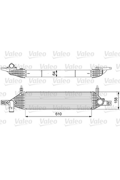 VALEO Intercooler Compresor Nissan Qashqai 1