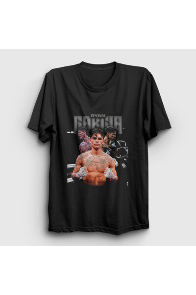 Presmono تي شيرت ريان جراشيا للملاكمة باللون الأسود للجنسين 576833tt