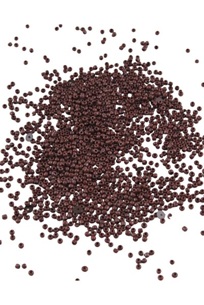 Serhat Aksesuar ve El İşçilik خرز بني اللون بقطر 3 مم (100 جرام، 6000 قطعة)