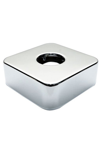 Other Square Chrome-Plated Steel Rosette 3/4", 25mm Height