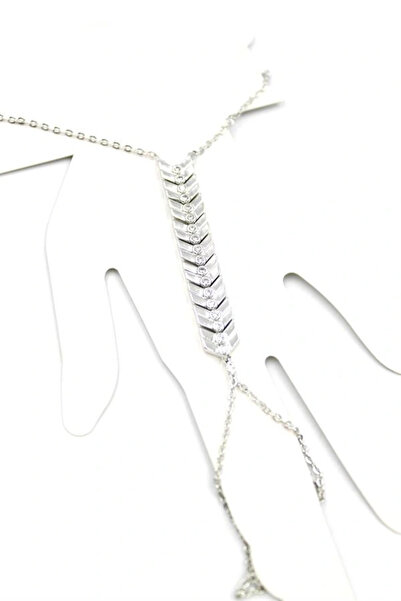 Royaleks سوار ليتاتريند شاهميران المرصع بالأحجار - فضي