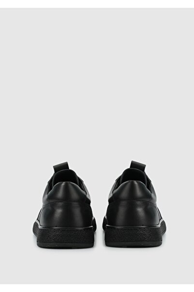 Provoq Μαύρα Δερμάτινα Ανδρικά Παπούτσια