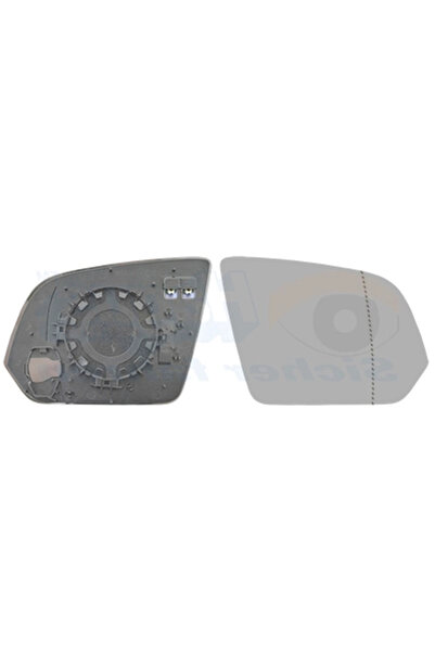 VAN WEZEL Sticla Oglinda Oglinda Retrovizoare Exterioara Dreapta Mercedes-Ben...