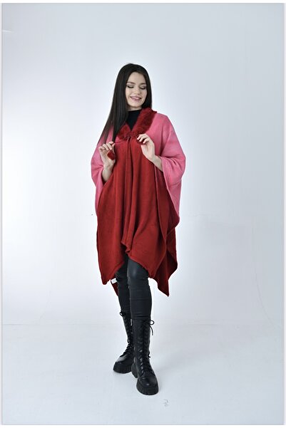 Ciciş Aksesuar PONPONLU PAMUK PANÇO SICAK TUTAN