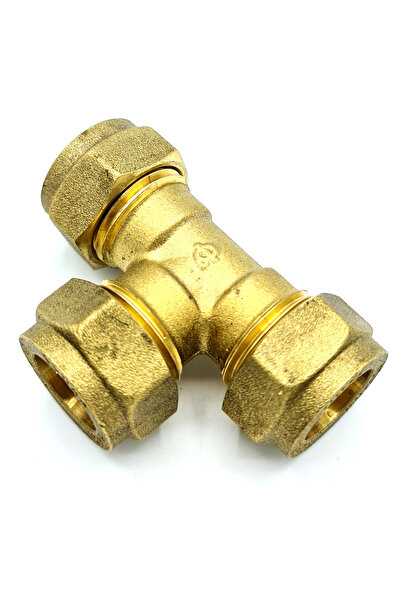 Other 15mm Brass Compression Tee for Heating & Plumbing