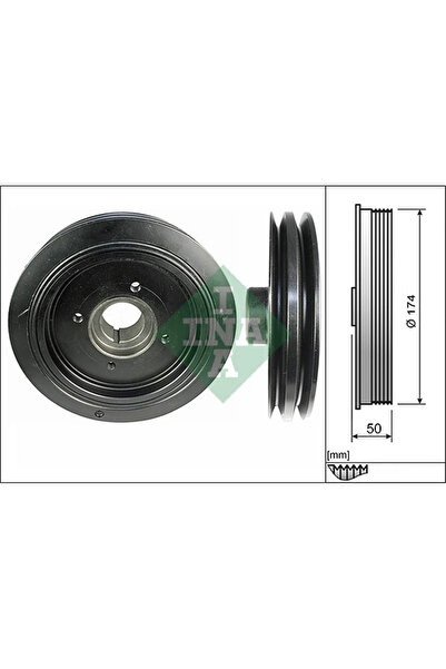 FAG Fulie Curea Arbore Cotit Mitsubishi L200/Pajero 2 Canvas Top/Pajero Sport...