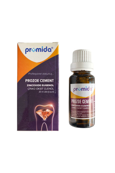 Ditok Dental Promida Prozoe Cement Çinko Oksit Ojenol Siman 1 x 20 ml Likit