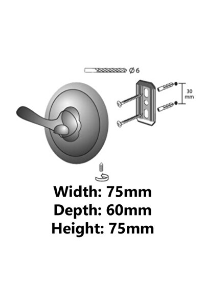 Other Deco double coat rack, antique brass color