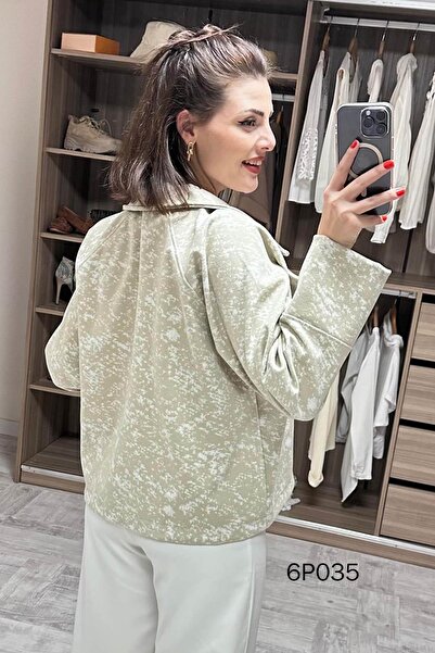 İnce Topuk Prive Series Imported Cashmere Jacket 6P035