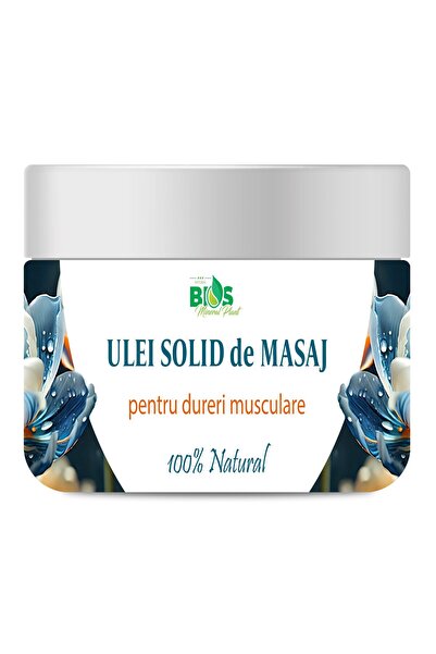 Bios Mineral Plant Ulei solid de masaj, pentru dureri musculare, 100% , 150 ml