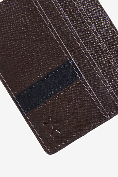 ALTINYILDIZ CLASSICS Erkek Kahverengi %100 Deri Kartlık