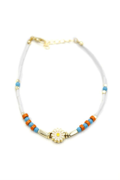 Litae خلخال ليتاتريند مزين بالخرز - ذهبي