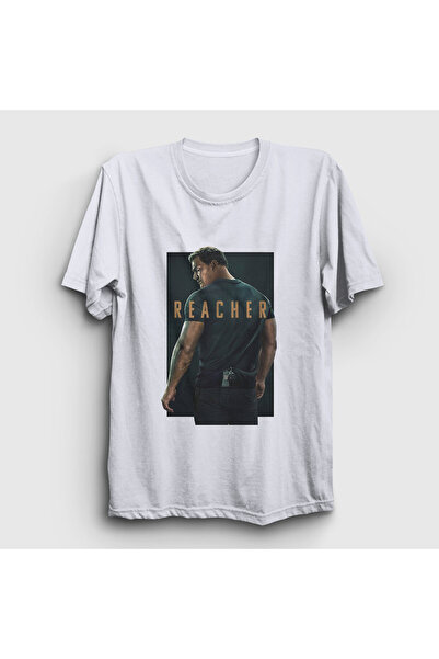 Presmono Unisex Λευκό μπλουζάκι Alan Ritchson Reacher 576233tt
