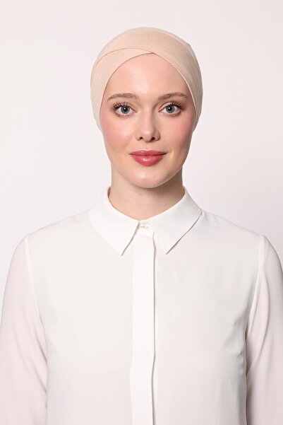 Levidor A.Beige Practical Cross Bonnet