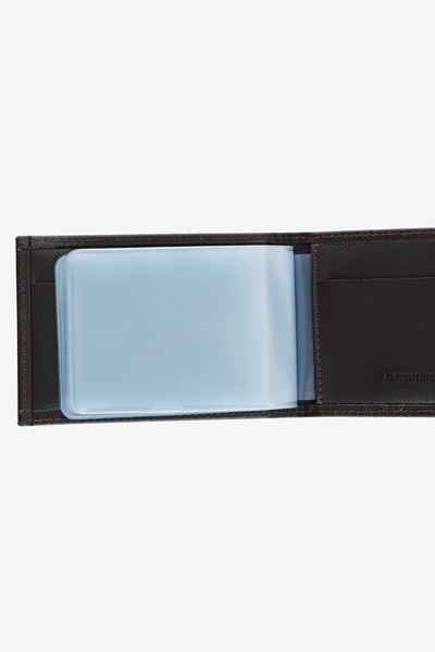 ALTINYILDIZ CLASSICS Men's Brown 100% Leather Card Holder