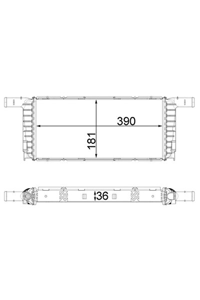 MAHLE Radiator Racire Motor Porsche 911/Boxster/Cayman