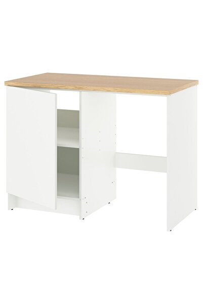 hobiurun Kapaklı ve nişli alt dolap, beyaz, 120x61x91 cm