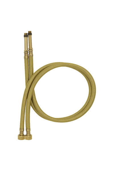 Other Gold hose with nylon braid 3/8"xM10, length 80 cm - 2 pcs.