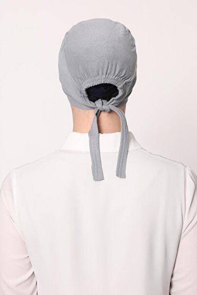 Levidor Gray Seamless Bonnet