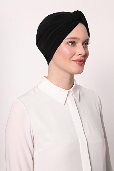 Levidor Black Practical Wrap-Around Bonnet