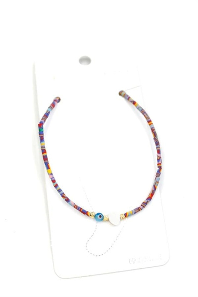 GARENTAS Litaetrend Afghan Bead Anklet - Multi-Color