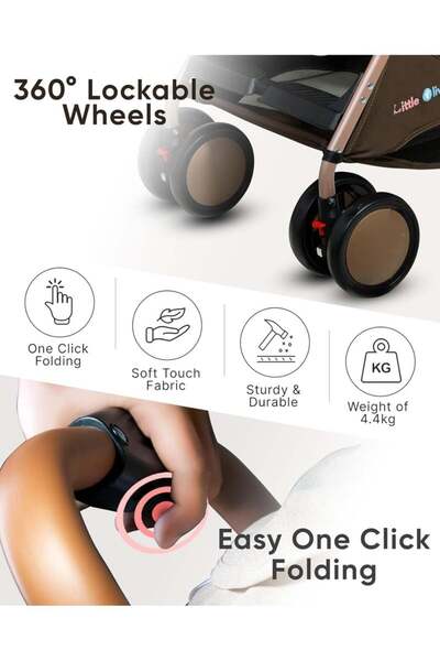 Fun Moment Lightweight and foldable stroller for travel