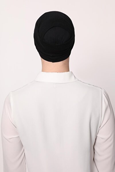 Levidor Black Practical Cross Bonnet