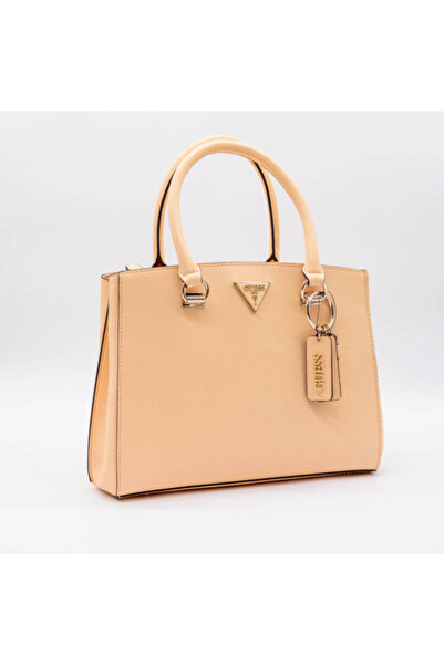 Guess Noelle Girlfriend Satchel Apricot Cream Bag