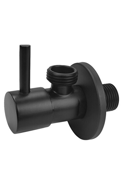 Other Robinet de închidere unghiular negru 1/2"x1/2", capete ceramice