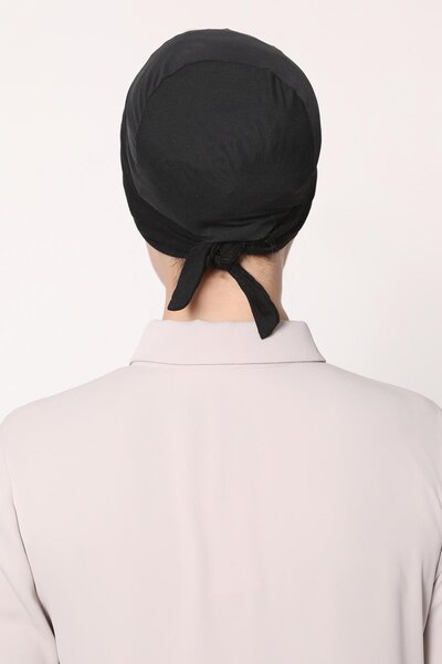 Levidor Black Climafit Seamless Bonnet