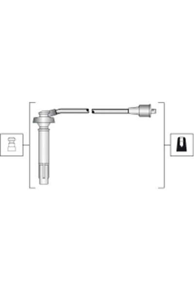 MAGNETI MARELLI Set Cablaj Aprinder Subaru Forester