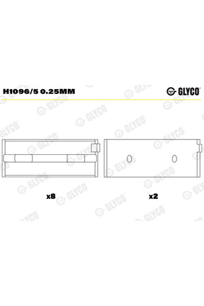 GLYCO Cuzineti Arbore Cotit Alfa Romeo 145/146/155 Fiat 10 1/9/Barchetta/Brava
