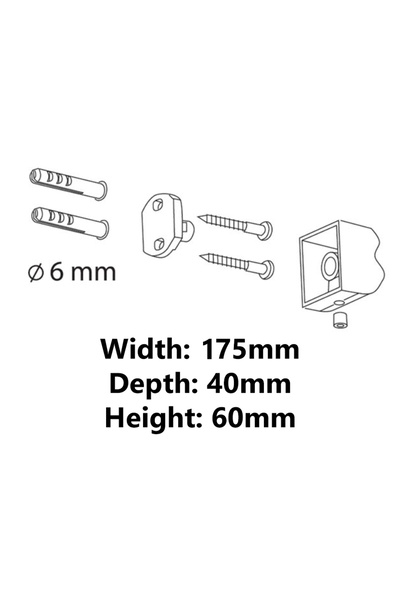 Other Cuier cvadruplu Futura, negru