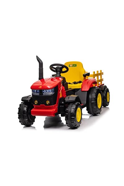 Nichiduta Tractor electric pentru copii Track Red 90W cu telecomanda 2.5G, Ac...
