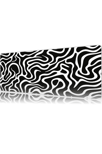 urzuva Zebra Drift Gaming Oyuncu MousePad 80x30 cm 3mm Mouse pad, Masaüstü Mat