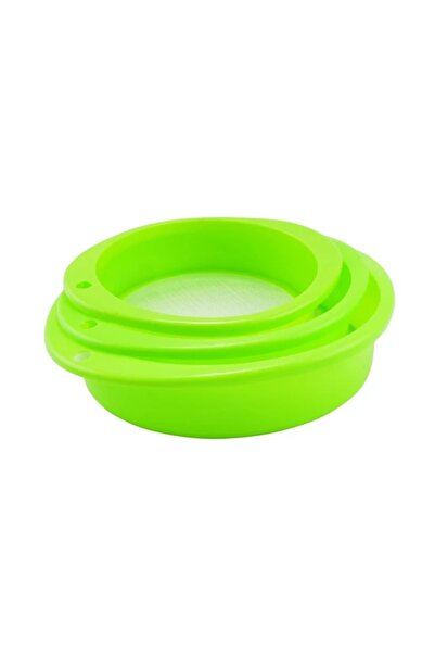 Perfect Home Set of 3 plastic sieves, lightweight and durable